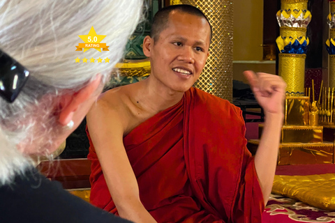 Siem Reap: Monk Blessing Ceremony and Meditation Class