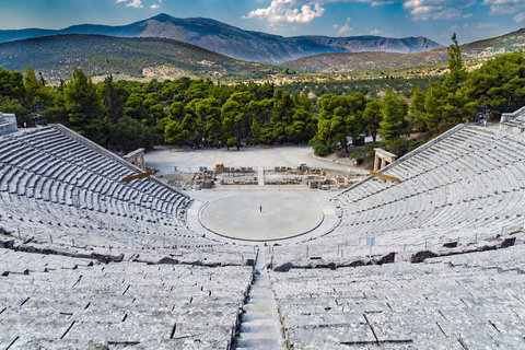 Aten till Nafplio privat dagsutflykt genom Korinthkanalen