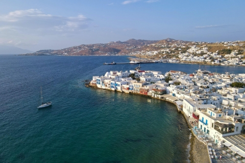 Private Transfer: Mykonos Airport to your hotel with minibus Private Transfer: Mykonos Port to your hotel with mini bus