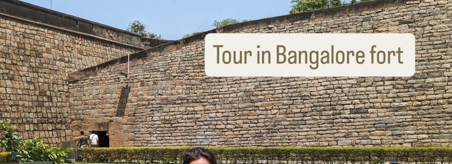 Visite à pied de Bangalore Marché aux fleurs KR, Fort, Palais Tippu