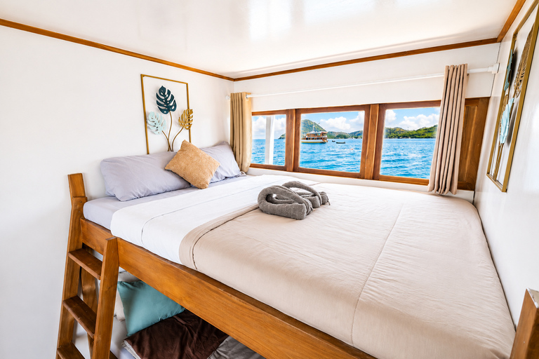 Labuan Bajo: 3-Day Komodo Sailing Ocean View Cabin All Fees Standard Boat | Sharing Room Ocean View | Tiket not Included