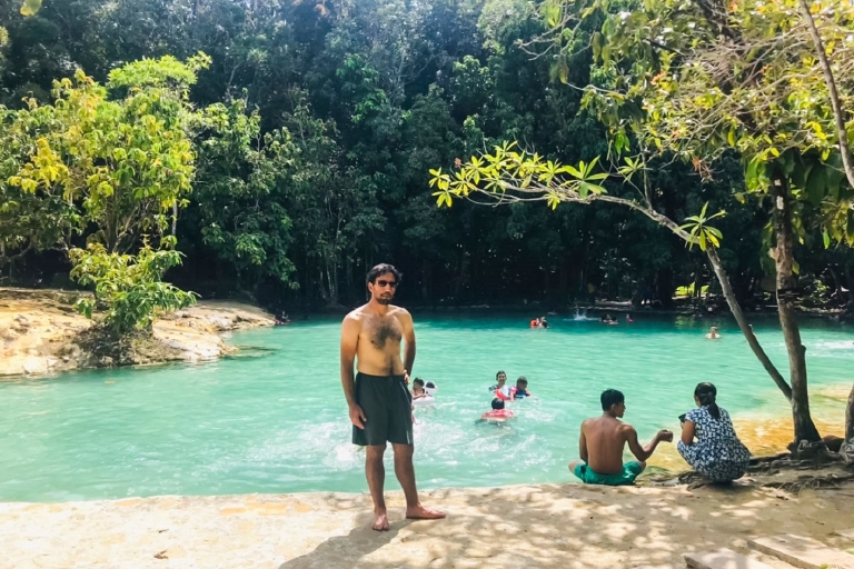 Krabi : piscine d'émeraude, lagon bleu et temple de la grotte du tigre