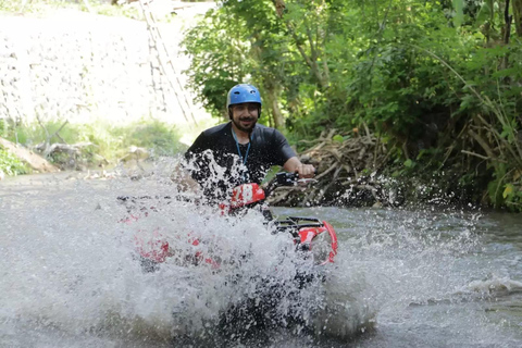 Ubud: Bali ATV Ride Waterfall Temple Cave and Luxury Spa ATV ride single with Luxury Spa in Ubud