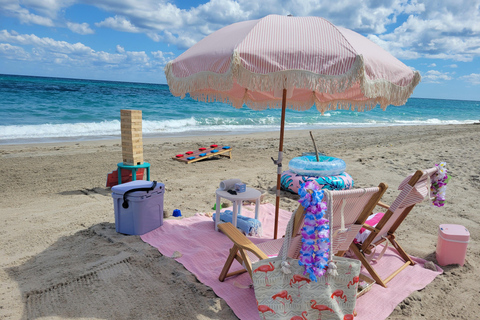 Deerfield Beach: Noleggio Cabana per un giorno in spiaggia tutto incluso!