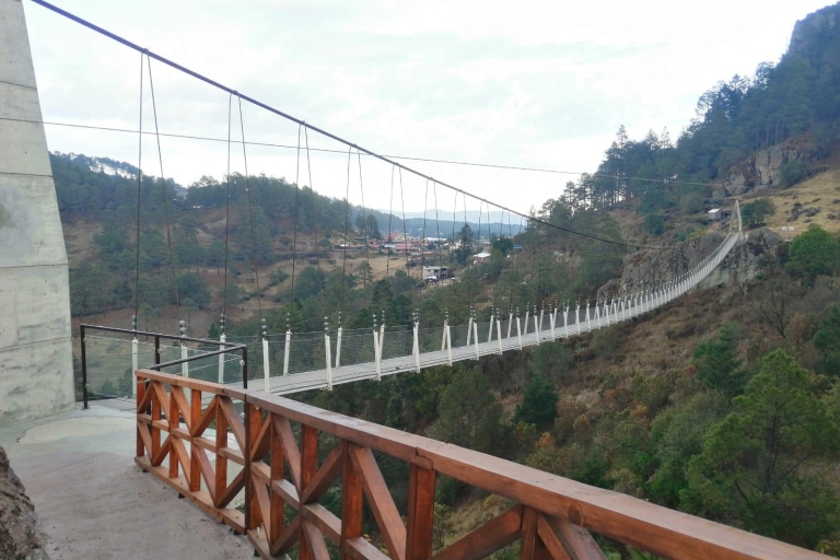 Oaxaca: Sierra Norte Tour z tyrolką i wiszącym mostem