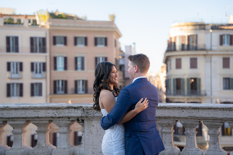 Rome: Private Editorial Shoot at Trevi Fountain or Colosseum Early Morning Trevi Fountain: 30-Minute Private Shoot