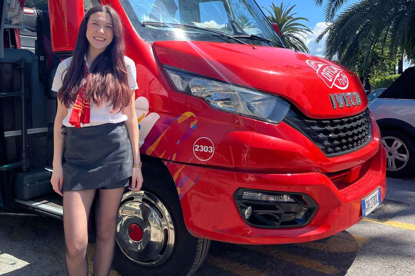 From Genova: Portofino Return Transfer by Open-Top Bus