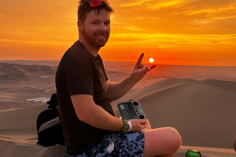 Huacachina: Dune buggy, bodyboarding, and sunset adventure Huacachina: Dune buggy adventure, bodyboarding, and sunset