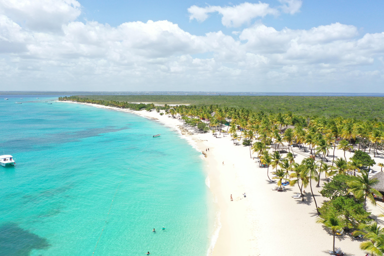 Desde Punta Cana: Excursión de un día en Catamarán Privado a la Isla Saona