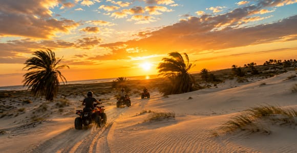 Djerba Quad : 3h Ride to flamingo island way