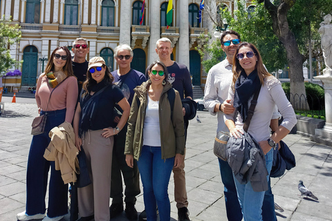 La Paz-El Walking-cable car Tour and the real witches market