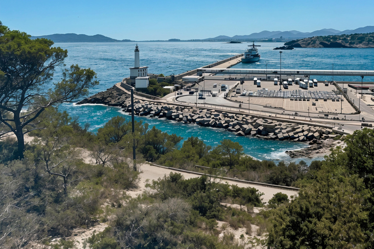 Ibiza: Elektrische rondleiding met fiets vanaf de Cruise Terminal