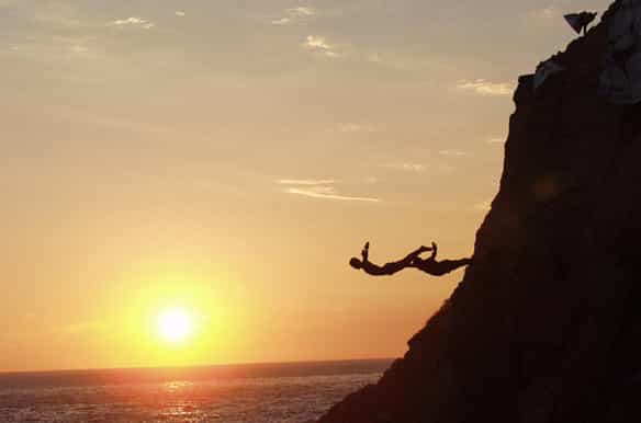 high cliff divers by night avec dîner dacapulco