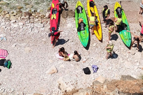 De Atenas Caiaque no mar Cidade submersa de EpidauroDe Atenas Sea Kayak Sunken City of Epidaurus