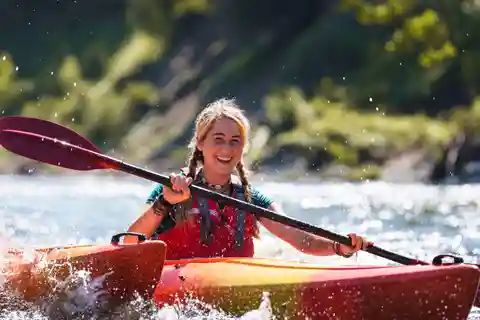 Descida do rio Gouffre em Baie-St-Paul, Charlevoix - La Familiale