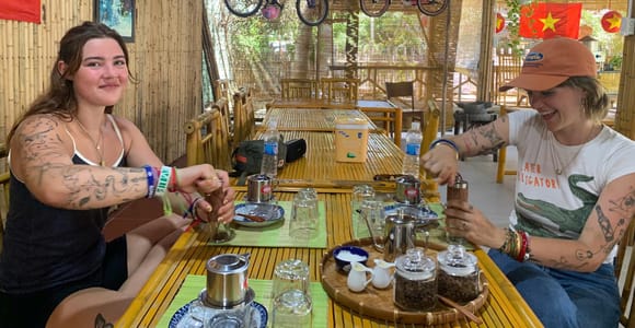 Hoi An: Tailor Shopping Visit and Black and White Coffee Making