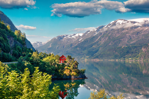 Bergen: Bondhus gletsjermeer in nationaal park Folgefonna