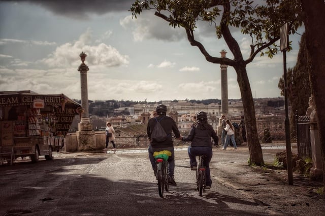 Roma: tour en bici eléctrica por Villa Borghese (grupo pequeño o privado)