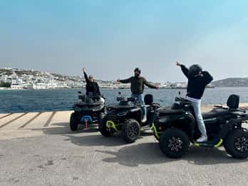 Explore Mykonos Island with a 650cc ATV / QUAD Tour