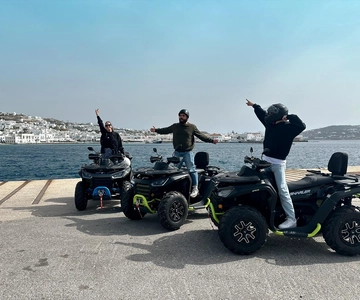 Explore Mykonos Island with a 650cc ATV / QUAD Tour
