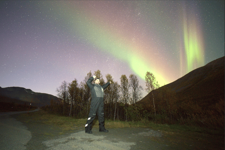 Tromsø: Northern Lights Tour with Photos & Snacks