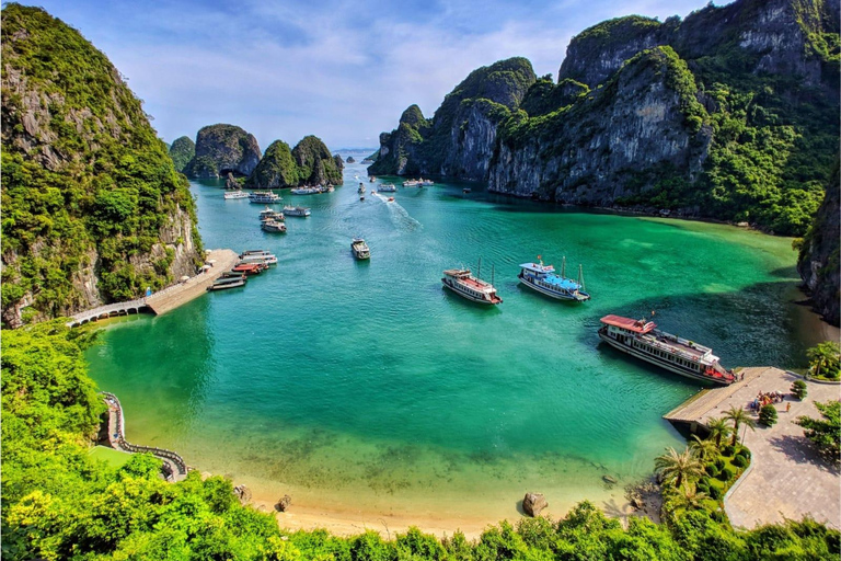 Från Hanoi: Ha Long Bay heldags lyxkryssning