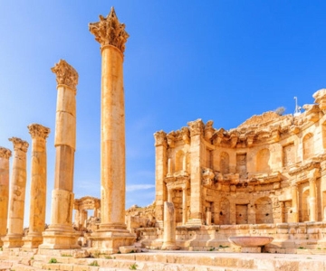 Desde Ammán: Jerash, Castillo de Ajloun o Umm Qais Tour privado