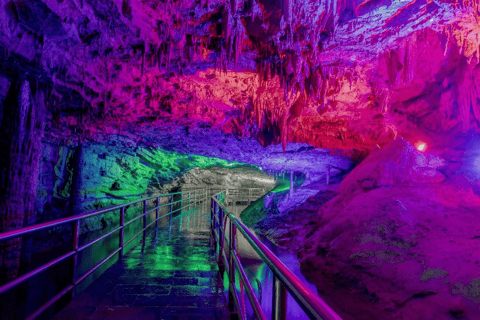 Excursão à ponte de vidro do Grand Canyon de Zhangjiajie e à caverna HuanglongGrand canyon glass birdge huanglong cave from Zhangjiajie