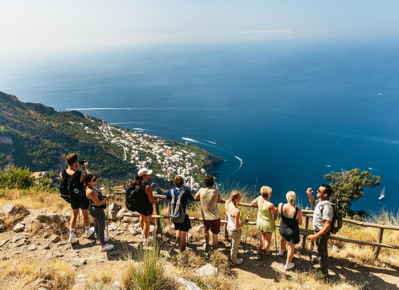 Fra Sorrento: Guidet vandretur på gudernes sti med transport