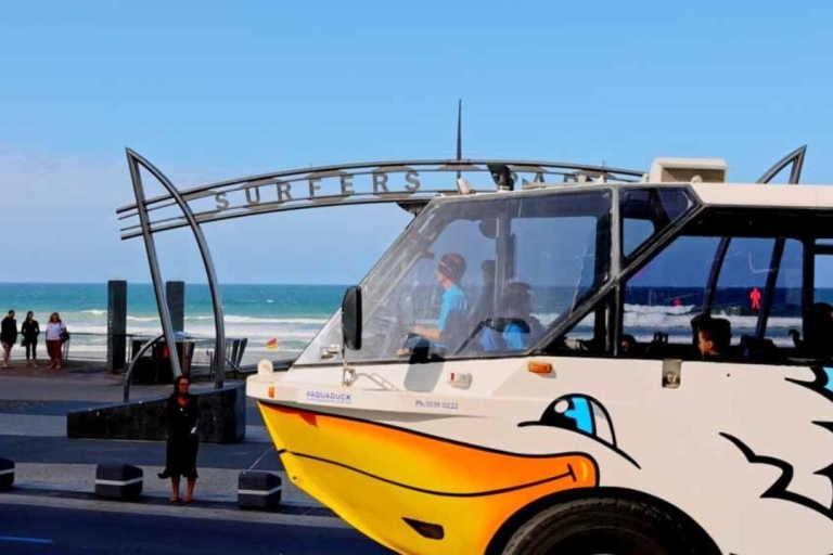 Gold Coast: Aquaduck Stadtrundfahrt und FlusskreuzfahrtGold Coast: Aquaduck City Tour und Flusskreuzfahrt