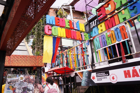 Tour privato nel comune 13: grafitour, gastronomia, museo EscobarTour privato nel comune 13: graffiti, gastronomia, museo Escobar