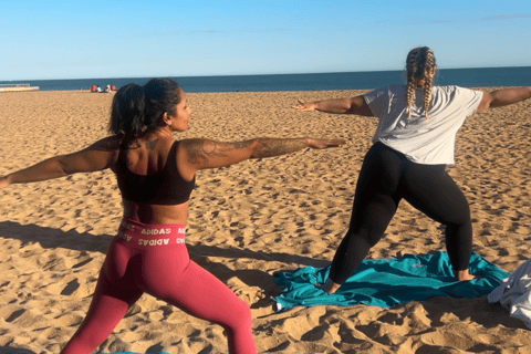 Albufeira: Sunset Yoga on the beach
