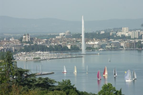Genève: internationale panoramatourGenève: internationale en panoramische tour