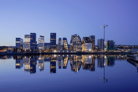 Oslo: Skyline zimą z rejsem na zupę rybnąOslo Skyline zimą z rejsem na zupę rybną