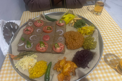 Addis Abeba: Geführte Foodtour mit Kaffeezeremonie