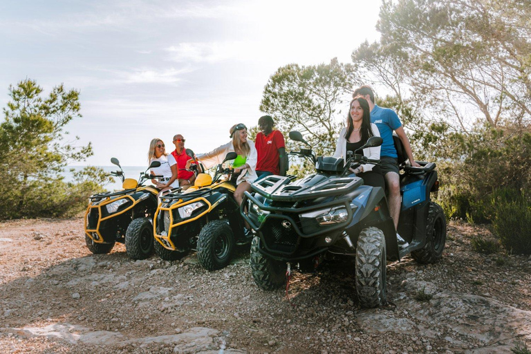 Quad et chèvres sur l&#039;arganier et thé avec Nomade