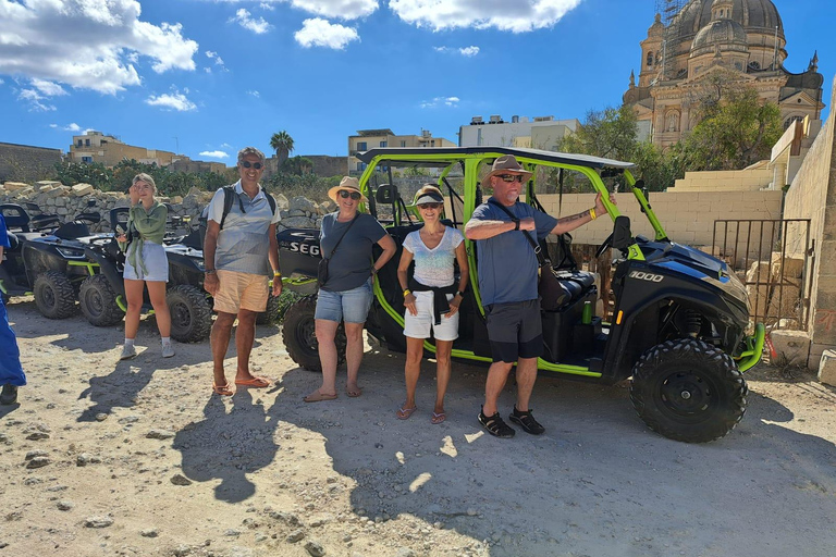 GOZO 4x4 Ride Along UTV/Jeep Day Tour, lunch + Comino boat