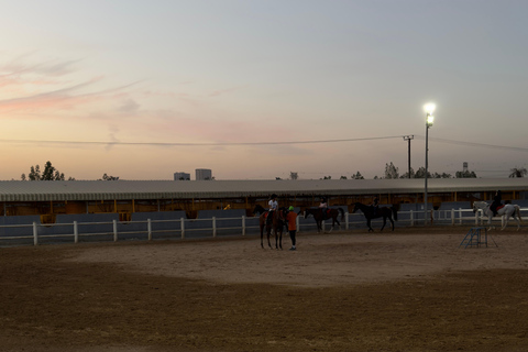 Dubai: Desert Horse Riding Experience at JSR Equestrian Club Shared Group Horse Riding - 1 Hr