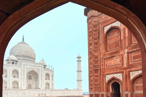 Agra: Early Morning Guided Tajmahal & Agra Fort Tour From Delhi: Early Morning Guided Tajmahal & Agra Fort Tour