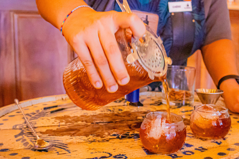 Dégustation de rhum colombien et de chocolat