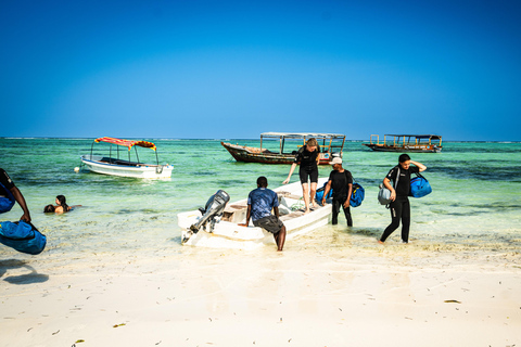 Zanzibar : 2 jours de plongée sous-marine quatre plongéesavec transfert à l&#039;hôtel