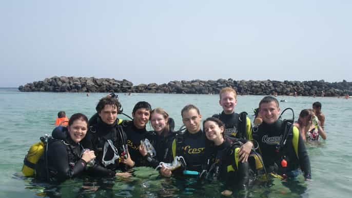 lanzarote introductory diving in costa teguise
