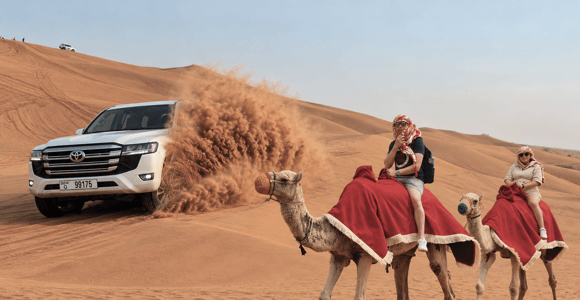 Dubai: Red Dunes Desert Safari, Premium Camp, BBQ & 5 Shows