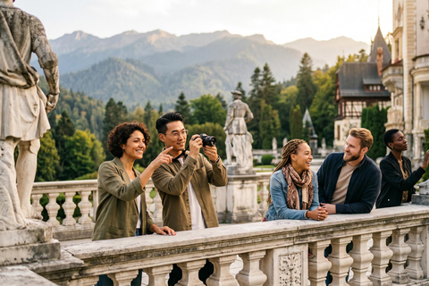 From Bucharest: Dracula's Castle, Peles Castle & Brasov Trip MINIVAN - Dracula's Castle, Peles Castle & Brasov Trip