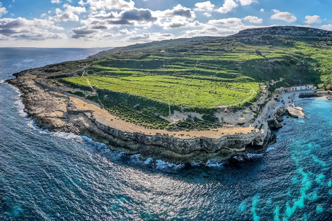 Malta: 9 Bays Cruise with Traditional Ftira and Transport