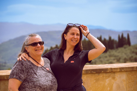 Florence: Vespa Tour with Winery Visit and Lunch Vespa Self-guided Small Group Tour - Spanish