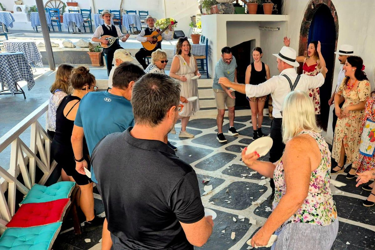 Santorini: Plate-Smashing Show & Fira Walking Tour