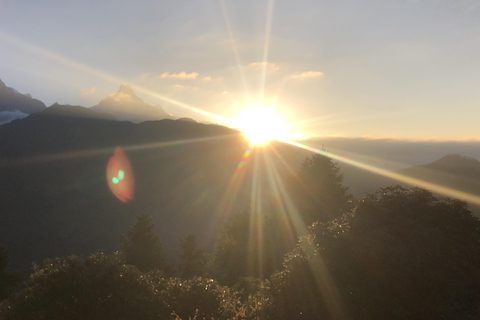 Trek du camp de base de l&#039;Annapurna avec retour en hélicoptère - 8 jours