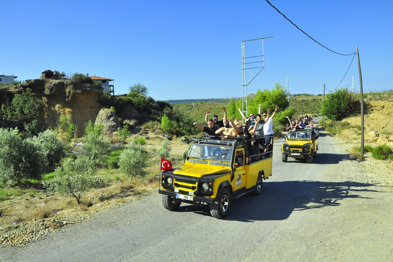 Side: Jeep Safari, Green Canyon, and Mud Bath Tour