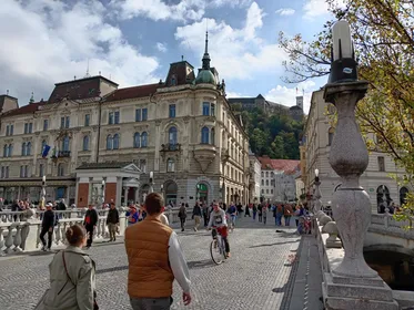 Ljubljana: Rundgang durch das Stadtzentrum Geschichte erleben